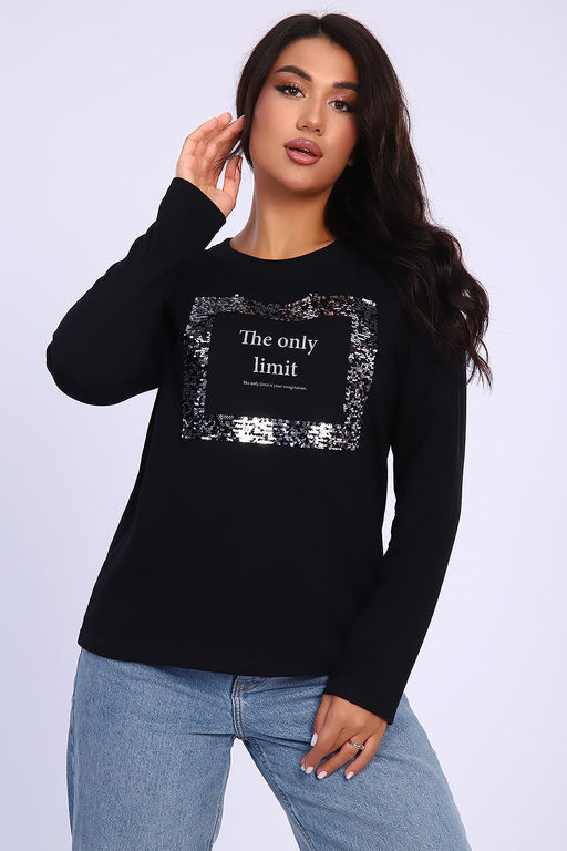 Футболка 55062 с дл. рукавом - Натали фото 2