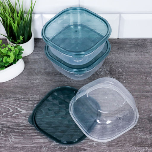 Салатник круглый 3 штуки набор 12,5x4 см / P8 /уп 126/ - ГалеонТрейд фото 4