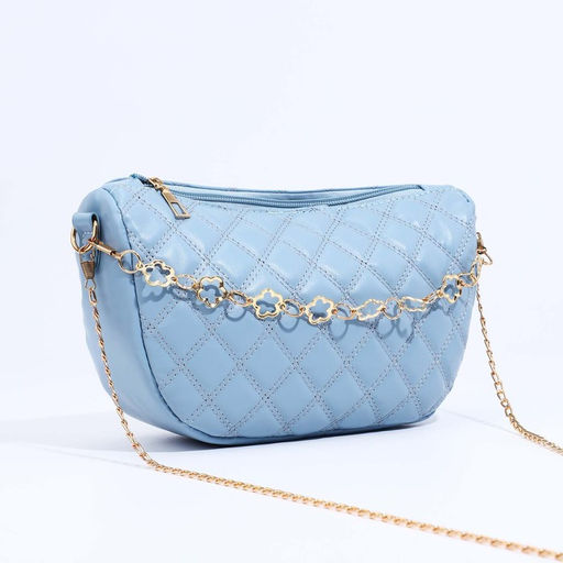 Сумка кросс-боди на молнии, цвет голубой - Simaland фото 4