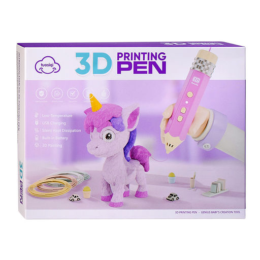 Набор для рисования "Единорог" с 3Д ручкой, в коробке
