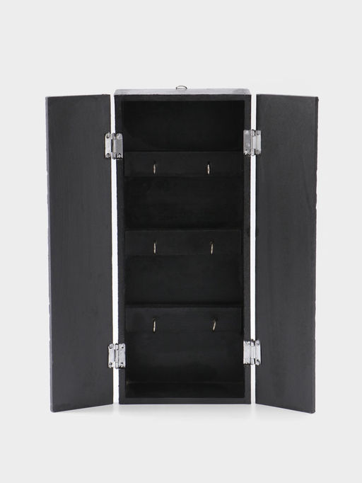 Ключница «Древо», 6 крючков, 14×7×32 см, МДФ, серебристая