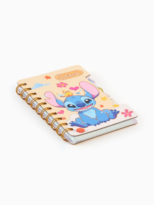 Подарочный набор: блокнот А6, 65 л, ручка, стикеры-наклейки, Стич