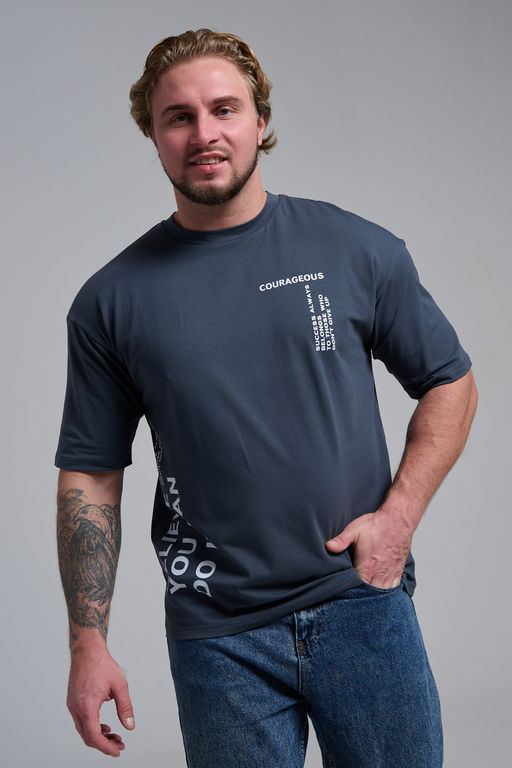 8570 футболка оверсайз мужская