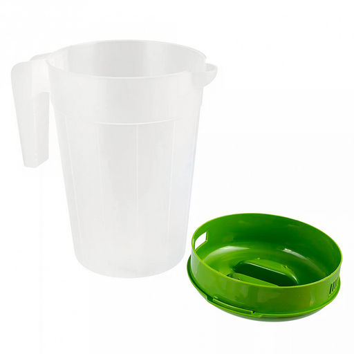 Кувшин пластмассовый 2,5л, д16см, h23см, с крышкой (Россия)