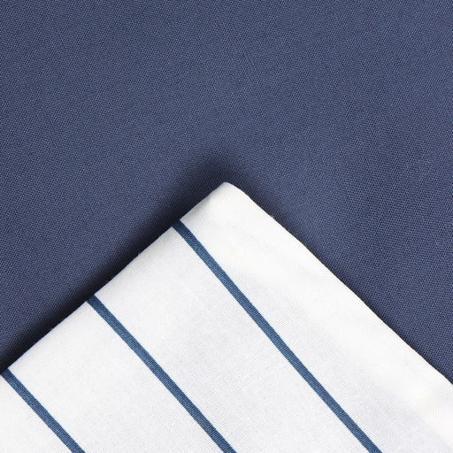 Постельное бельё Этель евро Stripes: blue, 200х215см, 214х240см, 50х70см-2 шт, перкаль,114 г/м2  фото 4