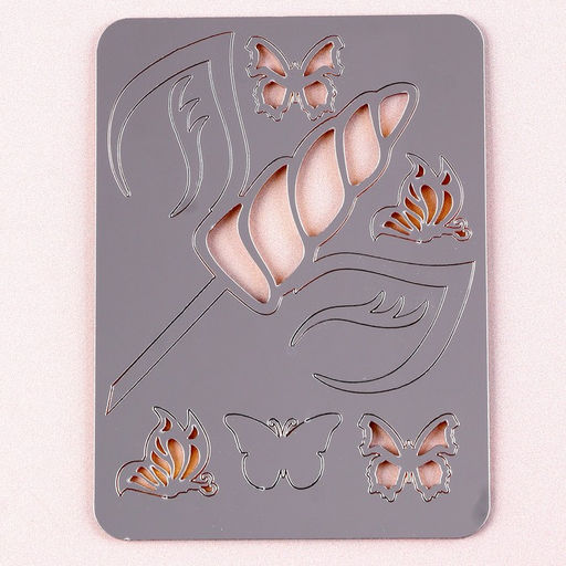 Украшение для торта Единорог, с бабочками, цвет золото - Страна карнавалия фото 2