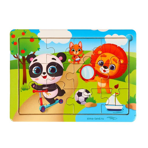 Пазл Весело играем, 15 х 11 см - Лесная мастерская фото 2