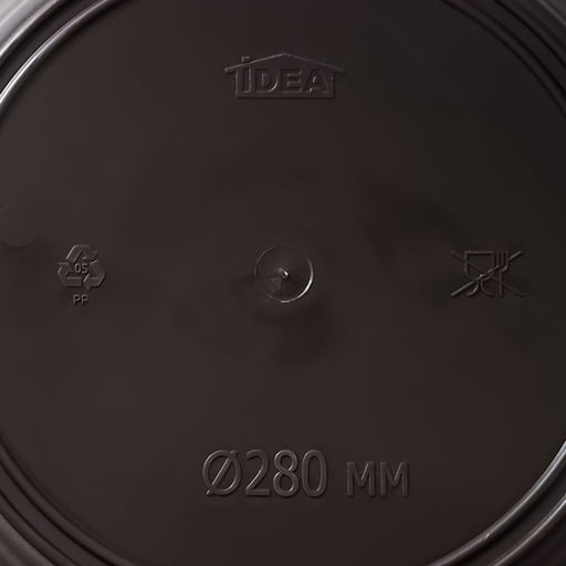 Горшок для цветов с поддоном «Ротанг», 4.7 л, d=15 см, h=14 см, пластиковый, коричневый