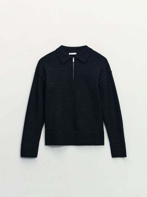 Джемпер поло с молнией / Zarina