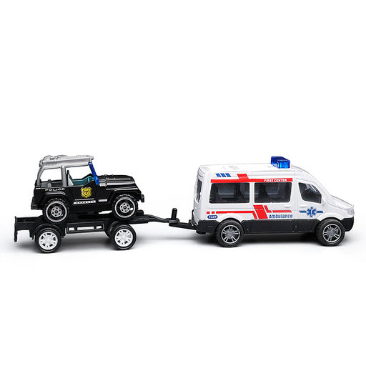 Машина "Полицейская служба" металл, в коробке