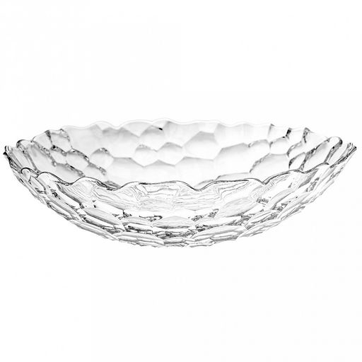 Делисога (Delisoga) Салатник стеклянный Мираж 1,6л, д27,5см h7см, в подарочной коробке (Китай) - Домашняя Мода фото 2