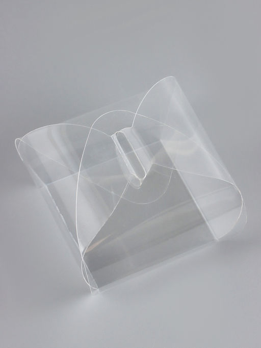 Цена за 5 шт. Складная прозрачная коробка из PVC, для упаковки подарков, 4.5?4.5?4.5 см - UPAK LAND фото 2