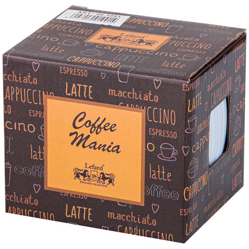 КРУЖКА LEFARD COFFEMANIA 340МЛ, ГОЛУБАЯ  фото 2