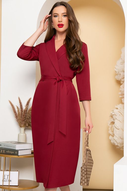 Платье Эльвина (бордо) П4225 - Lt collection фото 10