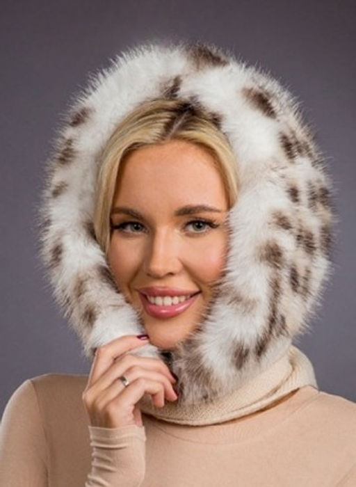 Платок трикотаж экомех рысь - Davidovfox фото 8