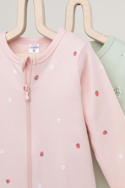 Crockid _ К 6522-2уп/клубничный мусс,ландыши набор комбинезон яс  фото 3