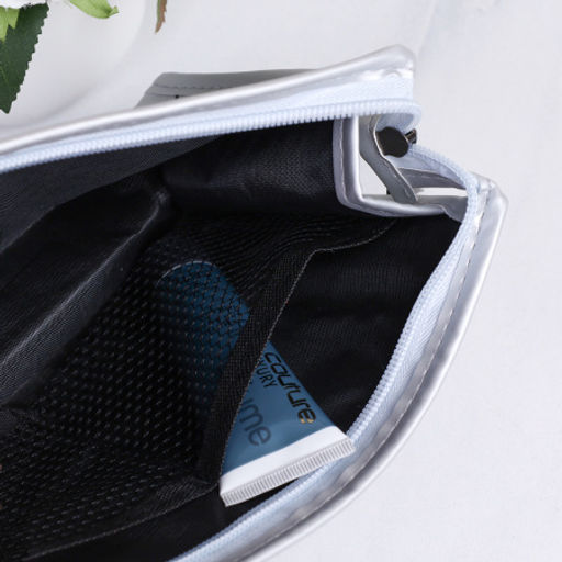 Косметичка 22х14,5х5 см / GENA-28 / серебро 690491 - ГалеонТрейд фото 2