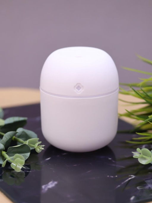 Настольный увлажнитель воздуха - ночник iLikeGift "Lucky flower", white, (портативный, USB)