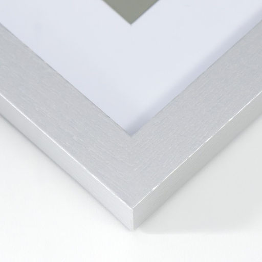 Фоторамка для фото 15×20 см Ellis, МДФ, с паспарту, серебро