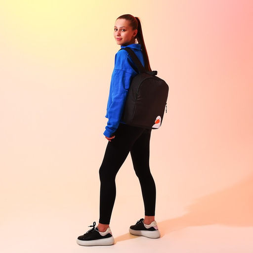 Рюкзак текстильный Утка, 38х14х27 см, цвет чёрный - Nazamok фото 11