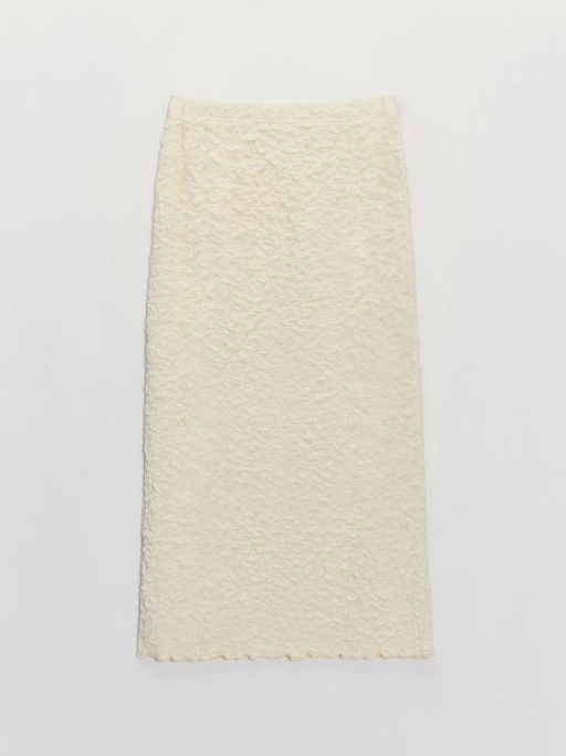 Облегающая юбка миди из жатой вискозы ZR2605023502-3 / Zarina