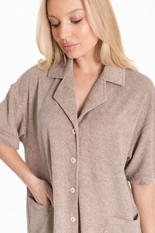 Халат М324230к кофейный - Елена фото 6