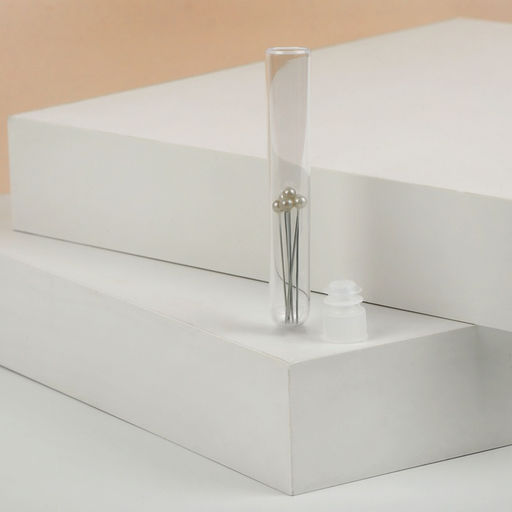 Цена за 3 шт. Игольница, 8×1×1 см, набор 6 шт., прозрачная