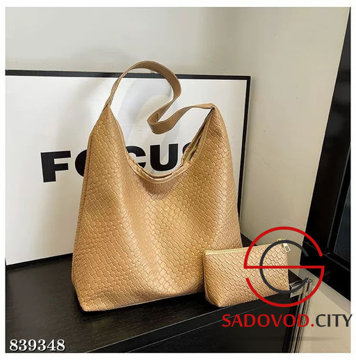 Женская сумка-тоут в ретро-плетеном дизайне - Bruno фото 3