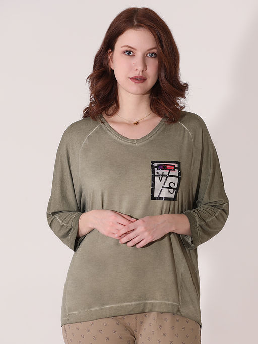 20-26 НАТАЛИ 4194А.С2 Блуза - Almond фото 3