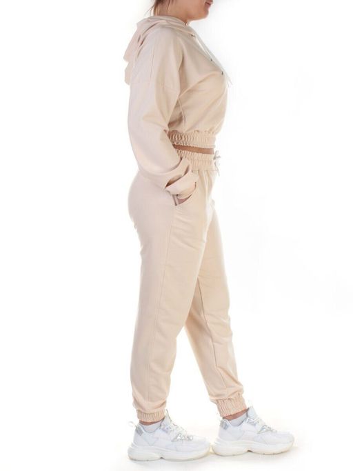 Y294 BEIGE Спортивный костюм женский (100% хлопок) - Fashion фото 6