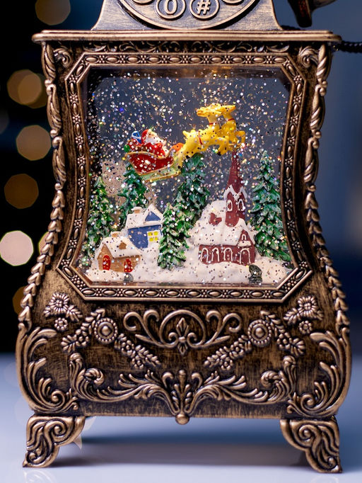 Фигура светодиодная, 34×16×9 см, музыкальная, свечение тёплое белое