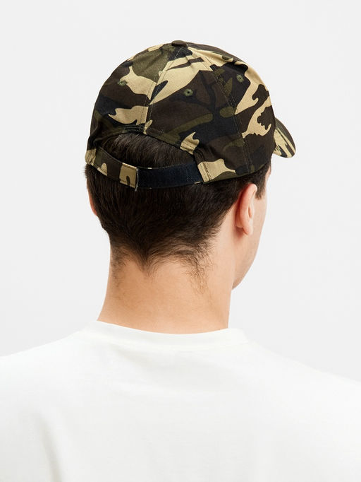 Кепка мужская MINAKU Камуфляж, 100% хлопок, размер 58, зелёная  фото 6