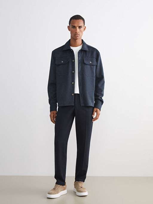 Regular Fit Uzun Kollu S?et Erkek G?mlek Ceket