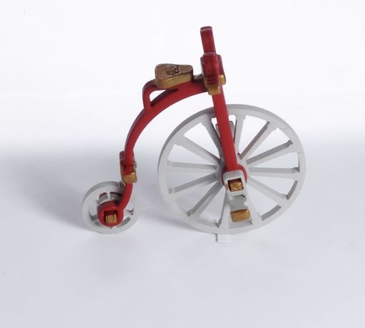 Елочная игрушка - Ретро Велосипед 3020 Classic - Idh фото 4