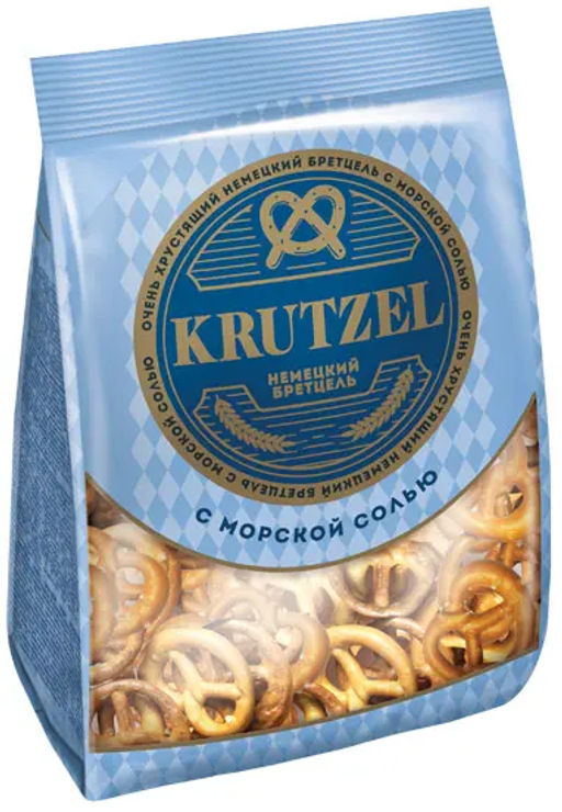 Krutzel, крендельки Бретцель с солью, 250 г - Krutonoff фото 2