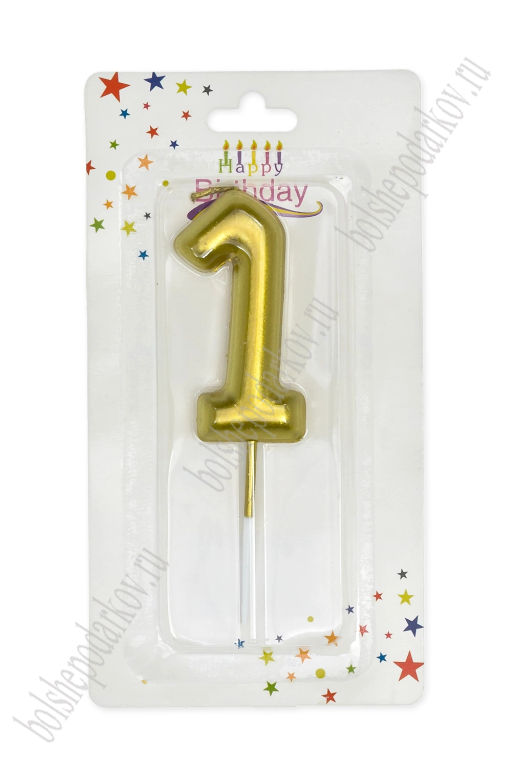 Свечи праздничные "1" (SF-7831) №68