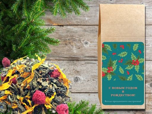 Камлёвъ Праздничного настроения - чай зеленый китайский "Здоровье", 50 г