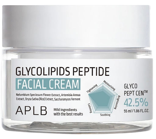 APLB Восстанавливающий крем с гликолипидами и пептидами Glycolipids Peptide Facial Cream (55 мл)