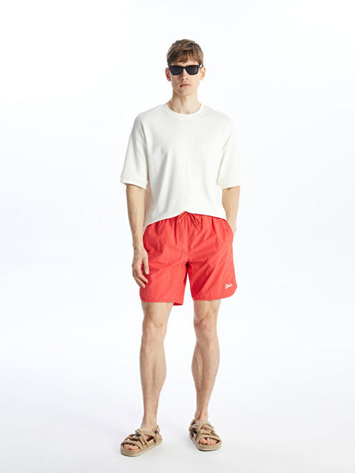 K?sa Boy Bask?l? Erkek Deniz ?ortu