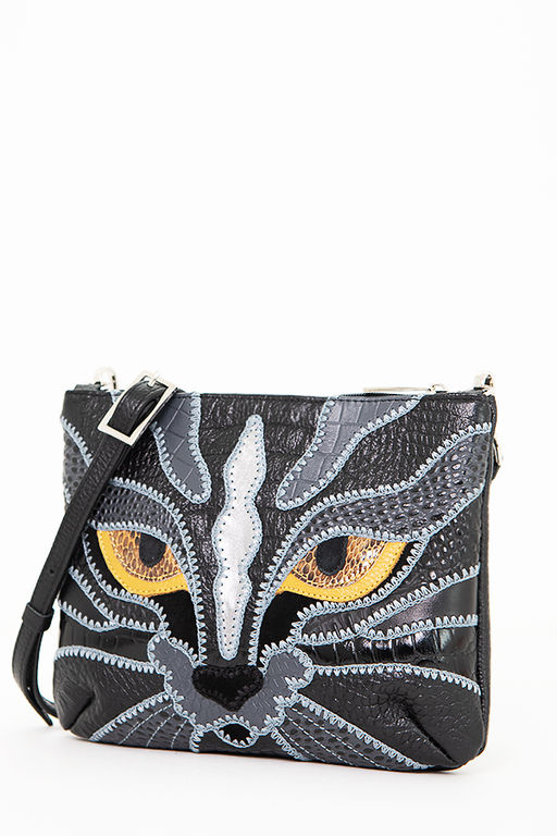 Сумка с аппликацией ДС-261-191 черный - Protege фото 2