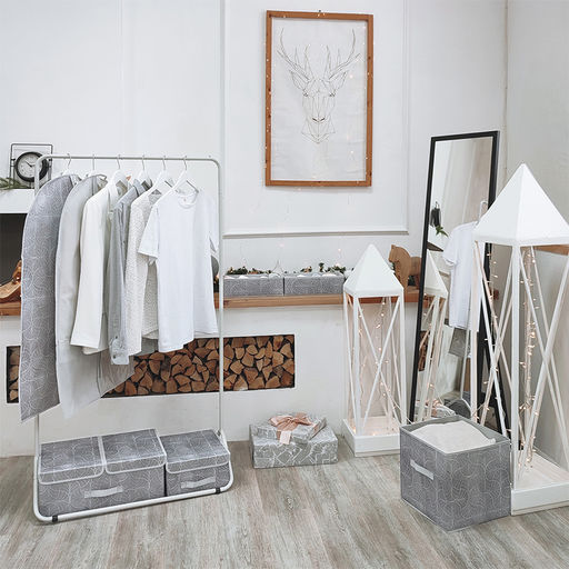 Короб стеллажный с крышкой, малый, 28*30*16 см, LINE MOON, шт - Valiant фото 5