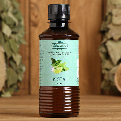 Ароматизатор для бани и ванны «Мята», натуральная, 250 мл., «Добропаровъ»