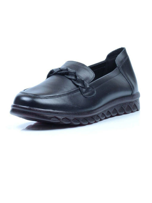 03-5913 BLACK Полуботинки женские (натуральная кожа)