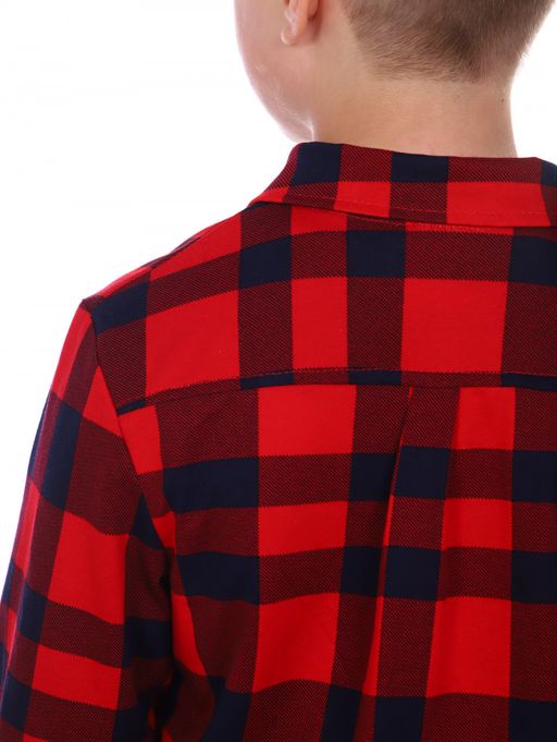 РБ003 Рубашка Ковбой (красный) - Милаша фото 3