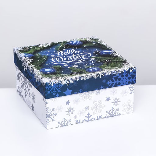 Коробка квадратная Чудес в Новом Году! , 19 19 10 см - Simaland фото 6