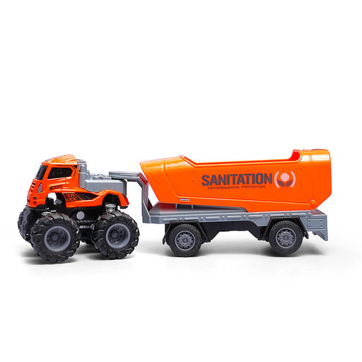 Машина "Мега прицеп" 1:43 в коробке