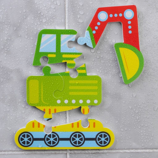 Мягкий пазл для малышей Экскаватор, 4 детали, Крошка Я  фото 8