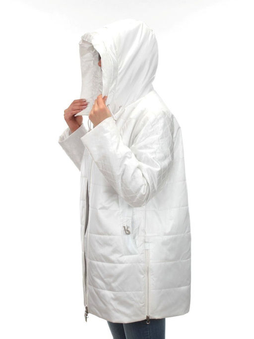 BM-81 WHITE Куртка демисезонная женская (100 гр. синтепон) - Fashion фото 10