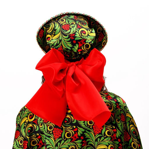 Карнавальный костюм Народные гуляния. Рябиновые гроздья: накидка, кокошник, юбка, р-р 52-58 - Страна карнавалия фото 9