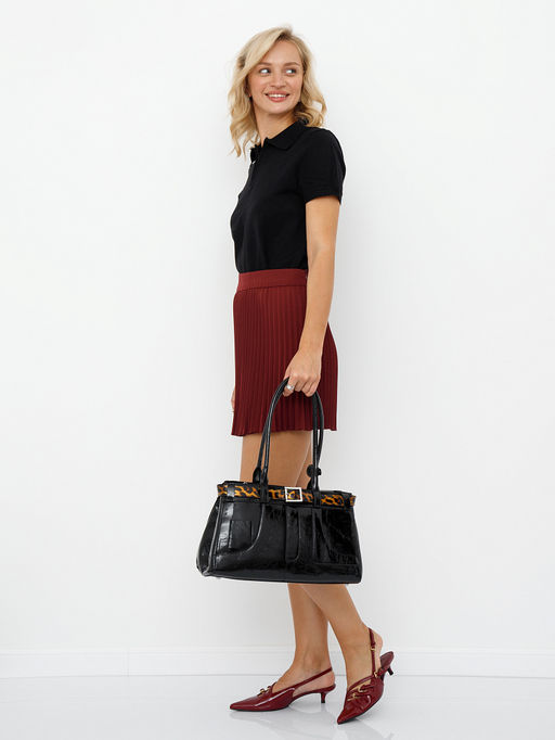 Сумка 2340Y black Polina&Eiterou